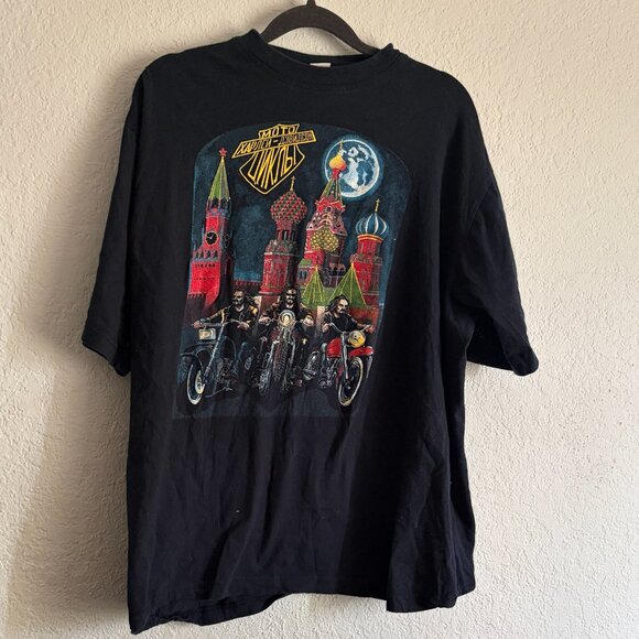 VTG Harley-Davidson Moscow Biker T-Shirt - Picture 2 of 3